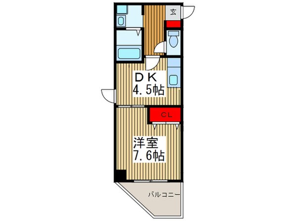 ラディアントコ－トの物件間取画像